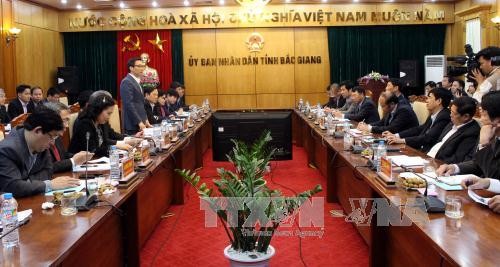 Phó Thủ tướng Vũ Đức Đam làm việc tại tỉnh Bắc Giang - ảnh 1